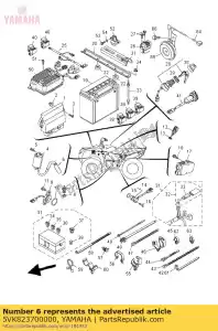 yamaha 5VK823700000 plug cap assy - Bottom side