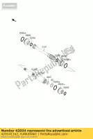 420341162, Kawasaki, koppeling, propeller sh kawasaki kvf prairie x 650 360 44, Nieuw