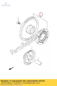 suzuki 1260018810 embrayage, démarreur - La partie au fond