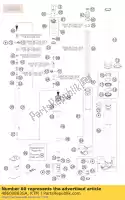 48600863SA, KTM, Asklem links + buis cpl. ktm sx xc 125 150 250 300 350 450 2009 2010 2011 2012 2013 2014, Nieuw