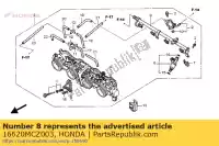 16620MCZ003, Honda, pijp comp., brandstof honda cb 900 2002 2003 2004 2005, Nieuw
