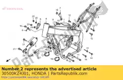 Here you can order the coil ignition from Honda, with part number 30500KZ4J01: