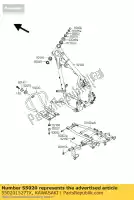 550201527TX, Kawasaki, protection, moteur, argent n kl650-c1 kawasaki klr 650 1995 1996 1997 1998 1999 2001 2002, Nouveau