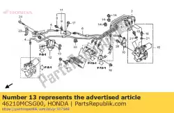 Ici, vous pouvez commander le rester comp., pcv auprès de Honda , avec le numéro de pièce 46210MCSG00: