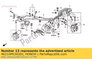 Honda 46210MCSG00 rester comp., pcv - La partie au fond