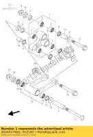 6260037860, Suzuki, jeu de leviers, arrière suzuki rm 125 250 2004 2005 2006 2007 2008, Nouveau