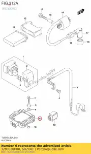 suzuki 3280020H00 régulateur de tension - La partie au fond