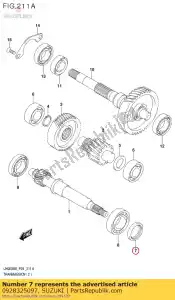 suzuki 0928325097 selo, 37x25x6 - Lado inferior