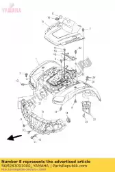 Here you can order the grille, front from Yamaha, with part number 5KM283091000:
