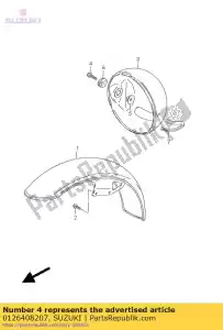 Suzuki 0126408207 bullone - Il fondo