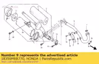 18350MEB770, Honda, komp. t?umika, fr honda crf  r crf450r 450 , Nowy