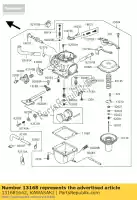 131681642, Kawasaki, hendel, starter bn125-a1 kawasaki eliminator 125 1998 1999 2000 2002 2003 2004 2005 2006 2007, Nieuw