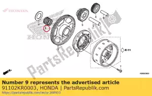 honda 91102KR0003 bearing, needle, 26x31x24(ntn) - Bottom side