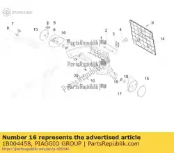 Ici, vous pouvez commander le r? Ckstrahler support rec auprès de Piaggio Group , avec le numéro de pièce 1B004458: