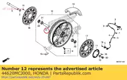 Aquí puede pedir collar, fr. Distancia entre ruedas de Honda , con el número de pieza 44620MCJ000: