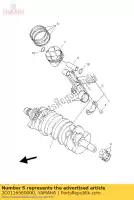 2C0116560000, Yamaha, rolamento plano, biela yamaha yzf r 600 2006 2007, Novo