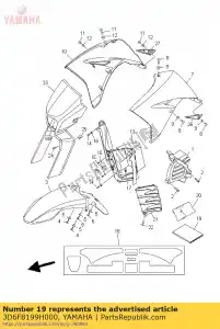 yamaha 3D6F8199H000 o/m xt125r&x - Il fondo