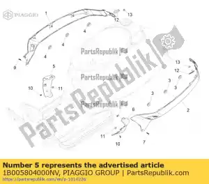 Piaggio Group 1B005804000NV prawy terminal spoilera - Dół