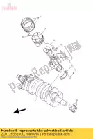 2C0116562000, Yamaha, rolamento plano, biela yamaha yzf r 600 2006 2007, Novo