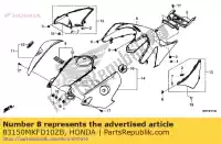 83150MKFD10ZB, Honda, overkapping set, rr.(wl) *type1* honda  1000 2017, Nieuw