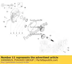 Qui puoi ordinare vorgelegezahnrad da Piaggio Group , con numero parte 1A006829: