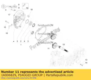Piaggio Group 1A006829 vorgelegezahnrad - Il fondo
