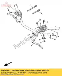 Qui puoi ordinare interruttore, maniglia 2 da Yamaha , con numero parte 3VD839750000: