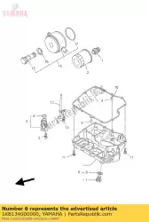 Here you can order the strainer cover assy from Yamaha, with part number 1KB134000000: