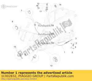 Piaggio Group 1C002832 bremsseil - Bottom side