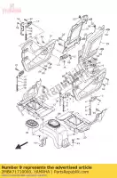 2MBK71710000, Yamaha, body, latch 1 yamaha  yxc yxe yxm 700 2016 2017 2018 2019 2020 2021, New