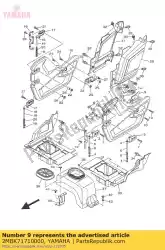 Here you can order the body, latch 1 from Yamaha, with part number 2MBK71710000: