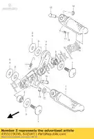 4353119C00, Suzuki, titular, para rodapé suzuki gsx 600 1988 1989 1990 1991 1992 1993 1994 1995 1996 1997 1998 1999 2000 2001 2002 2003 2004 2005 2006, Novo