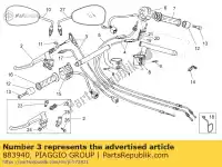 883940, Piaggio Group, cavo frizione moto-guzzi v 750 2009 2014, Nuovo