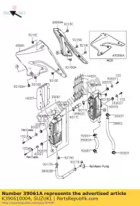 suzuki K390610004 radiator-assy,r - Bottom side