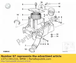 Ici, vous pouvez commander le collecteur d'admission auprès de BMW , avec le numéro de pièce 13711341210: