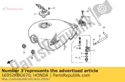 Qui puoi ordinare schermo, filtro del carburante da Honda , con numero parte 16952KBG670: