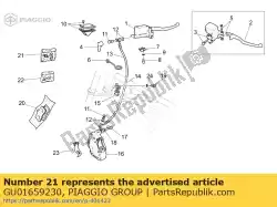 Qui puoi ordinare spurgo + cap da Piaggio Group , con numero parte GU01659230: