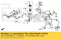 45125MKRD31, Honda, tuyau comp a fr frein honda cbr1000sp 1000 , Nouveau