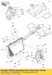 Qui puoi ordinare sigillo copertina zr1000fef da Kawasaki , con numero parte 490160609: