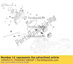 Qui puoi ordinare asse ruota posteriore con u. P. Da Piaggio Group , con numero parte 1A005131: