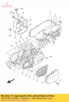 5GM154710000, Yamaha, kana?, powietrze yamaha vp yp 250 300 2005 2006 2007 2008 2009 2010 2011 2012 2013 2014 2015 2016, Nowy