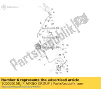 1C002015R, Piaggio Group, Abs unit right brake pump pipe piaggio liberty rp8m89100, rp8ma4100 rp8m89130, rp8ma4110, rp8ma4111 rp8m89200, rp8ma4200 rp8m89200, rp8ma430 zapm898g 125 150 2015 2016 2017 2018 2019 2020 2021 2022, New