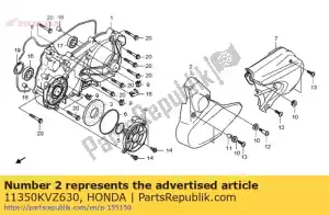 Honda 11350KVZ630 cubierta comp, l lado - Lado inferior