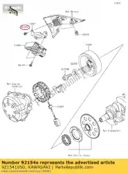 Here you can order the bolt,flanged,6x12 er650fcf from Kawasaki, with part number 921541050: