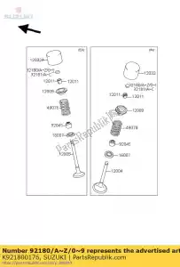 suzuki K921800176 spessore, t = 2.725 - Il fondo