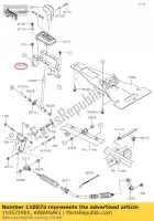 110571901, Kawasaki, 01 suporte, guia kawasaki krf1000 teryx krx 1000 , Novo