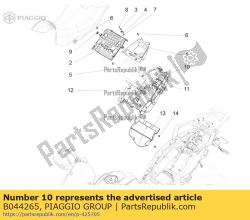 Aprilia B044265, Sattelfach, OEM: Aprilia B044265