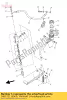 14B272110000, Yamaha, pedaal, rem yamaha yzf r 1000 2009 2010 2011 2012 2013 2014, Nieuw