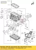 391150025, Kawasaki, 01 arbre fou kawasaki  1000 2017 2018 2019 2020 2021, Nouveau