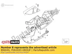 Tutaj możesz zamówić naklejka lewa ? Aprilia? Od Piaggio Group , z numerem części 896646: